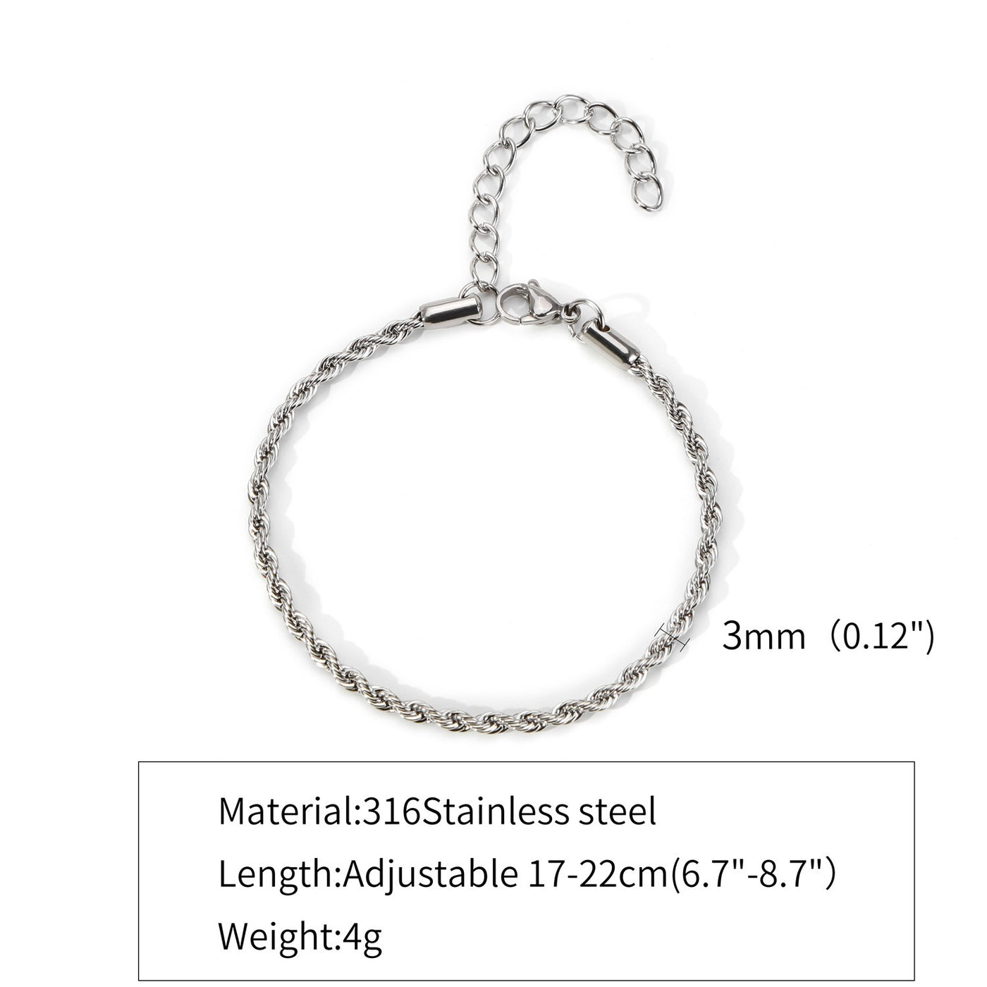 Stainless Steel Hemp Flowers Chain For Both Male And Female Titanium Steel Bracelet