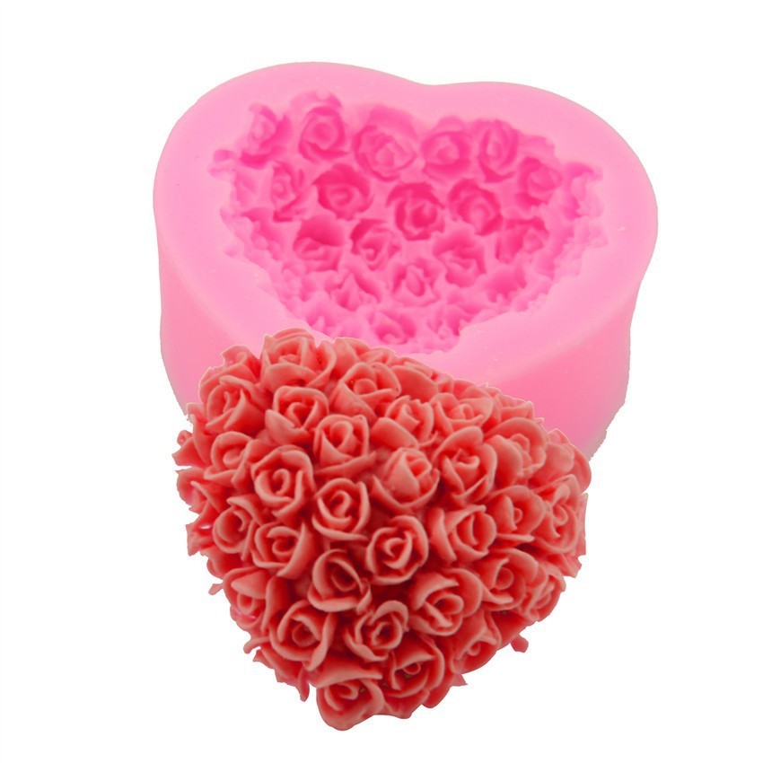 Valentines Day Gift Valentine's Day Love Rose Silicone Mould Home Supplies