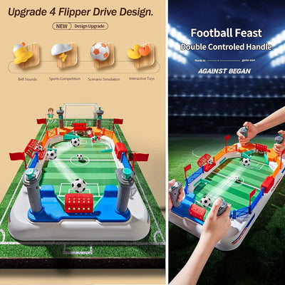 1pc Interactive Table Football Game for Youngsters  2in1 ParentYoungsters Puzzle Board Game Plastic Frame LuckBased Soccer Toy for Boys Ages 38 Football Toys